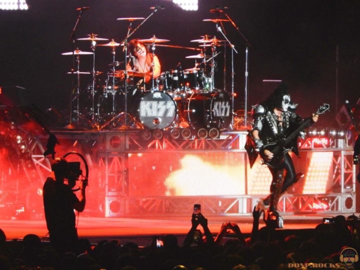 Kiss performing at 2017 Chicago Open Air