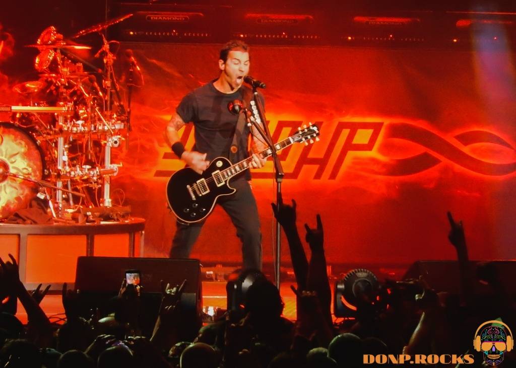 Godsmack performs in Moline, Illinois.