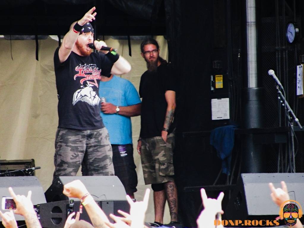 Hatebreed performing at 2016 Chicago Open Air
