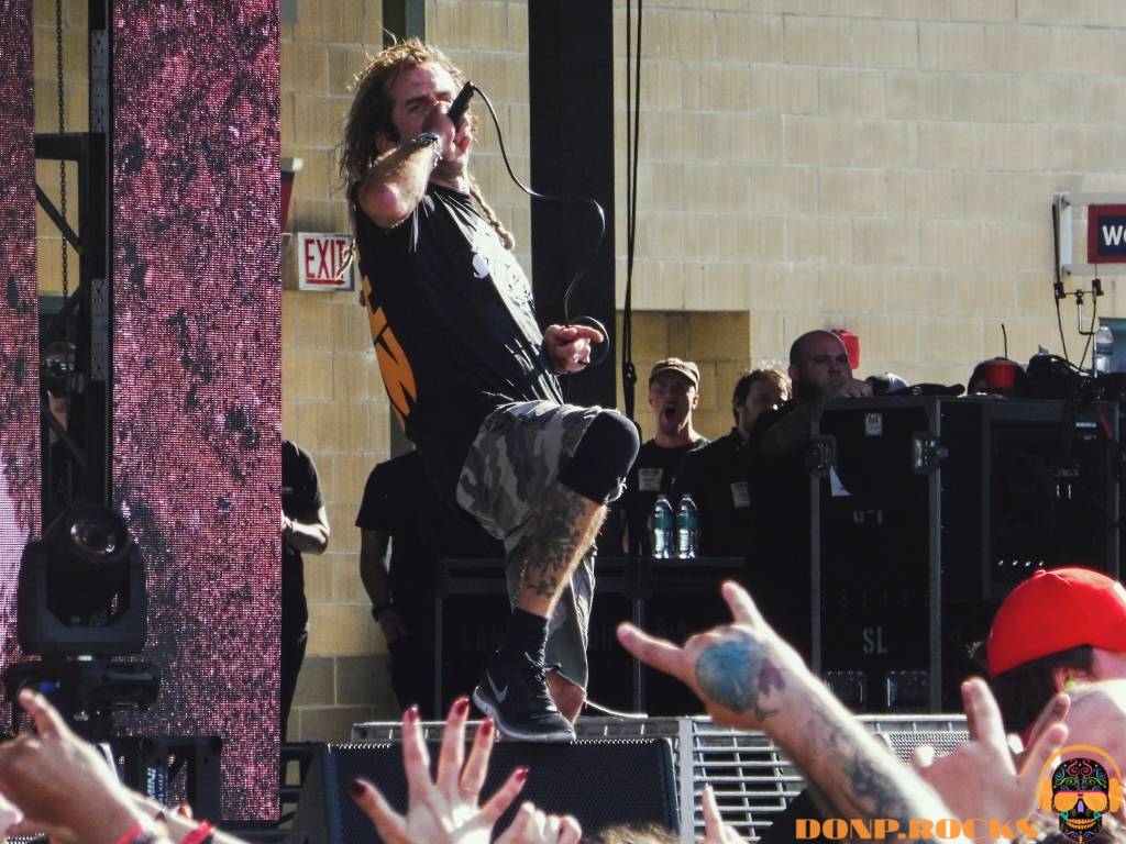 Lamb of God performance at 2017 Chicago Open Air